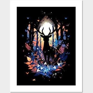 deer Posters and Art